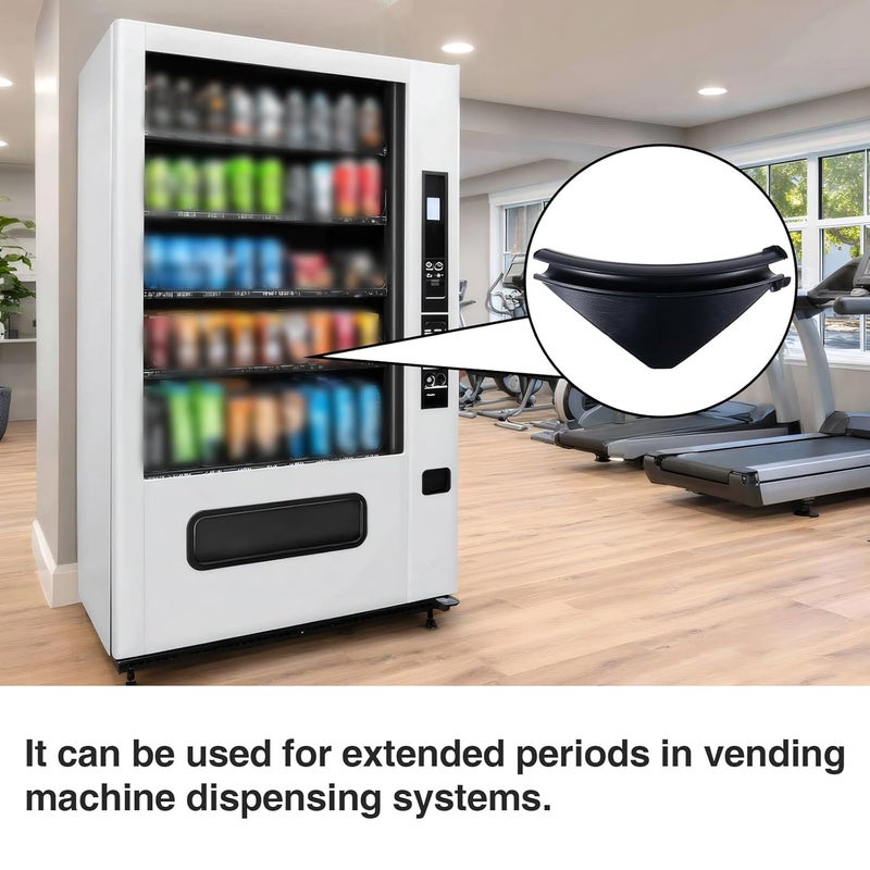 Joyfolk 50 Pcs Snack Vending Machine Universal Product Coil Pushers Black ABS 1/8 Inch Spiral Coil Pushers to Prevent Potato Chips and Candies from Getting Stuck(Black) - Image 4
